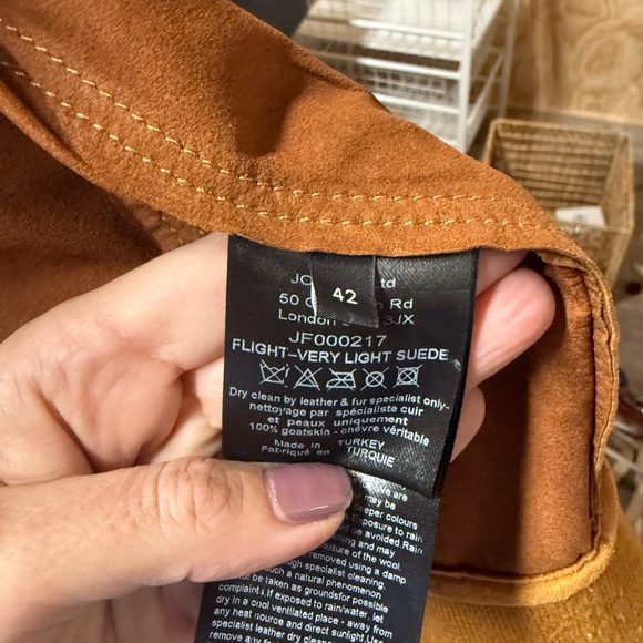 Joseph London tan Sueded Jacket. - Picture 4 of 9